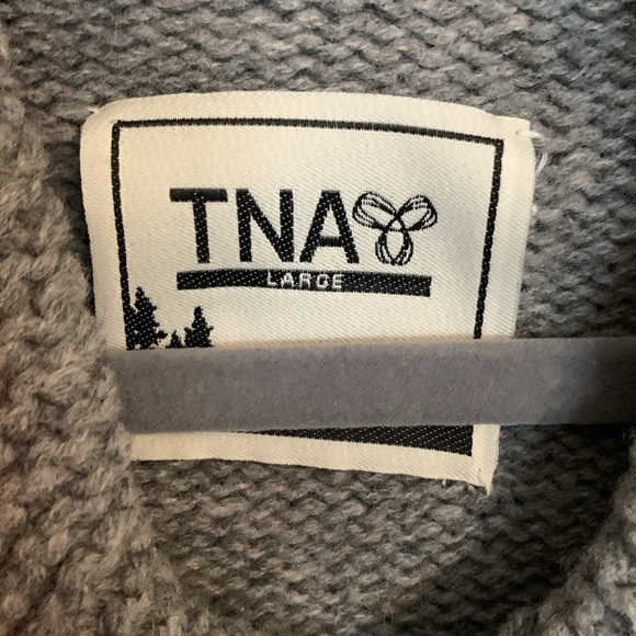 TNA sweater zip up large - Picture 2 of 3